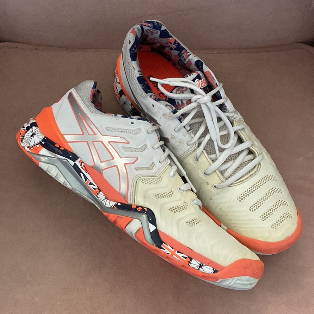 ASICS Gel Resolution 7 Limited Edition Wimbledon Tennis Shoes - Size 10